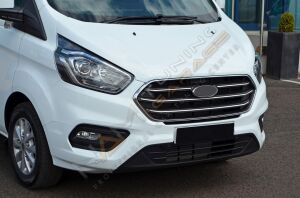 Ford Custom Ön Panjur Kromu 2018-2023 Paslanmaz Çelik
