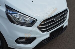 Ford Custom Ön Panjur Kromu 2018-2023 Paslanmaz Çelik