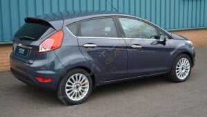 Ford Fiesta Krom Cam Çıtası 2009-2017 Paslanmaz Çelik
