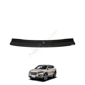 Hyundai Tucson Arka Tampon Eşiği 2018-2020 Tampon Üstü Koruma Parlak / Mat Siyah