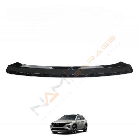 Hyundai Tucson Arka Tampon Eşiği 2021+ Tampon Üstü Koruma Parlak / Mat Siyah