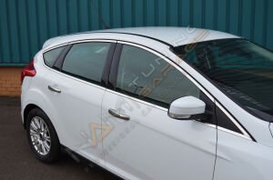 Ford Focus 3 HB uyumlu Cam Çıtası 2011-2017 Krom Alt Kısım