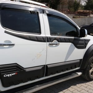 Isuzu Dmax Yarasa Kapı Kaplama 6 Parça 2012-2019 Yıl Aralığı Uyumlu