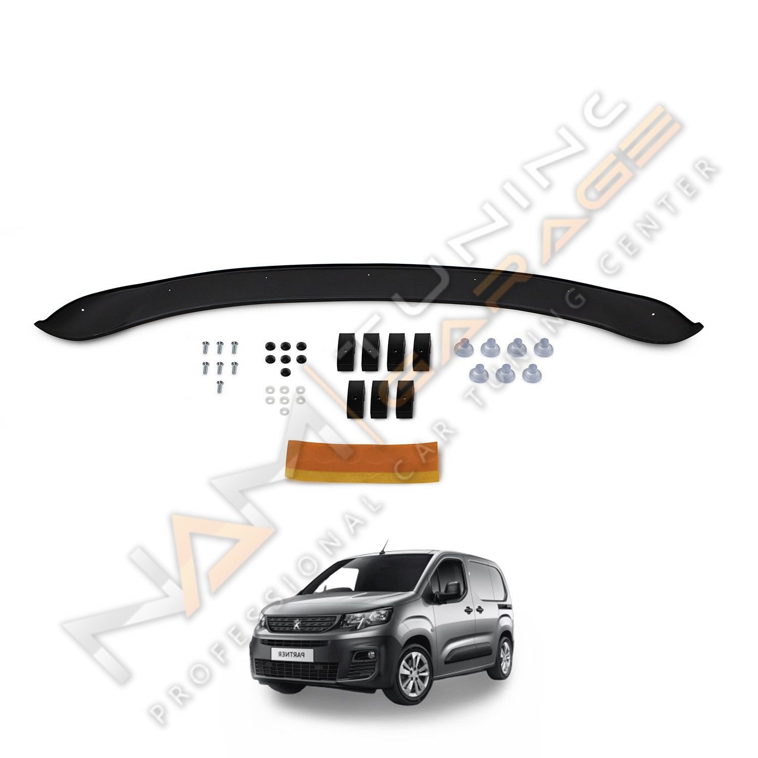 Peugeot Partner Tepee Ön Kaput Rüzgarlığı 2019 Yılı Ve Sonrası Uyumlu