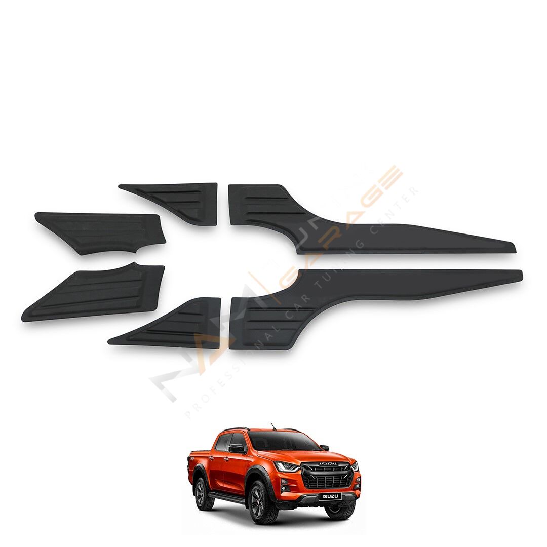 Isuzu Dmax Yarasa Kapı Kaplama 6 Parça 2020+