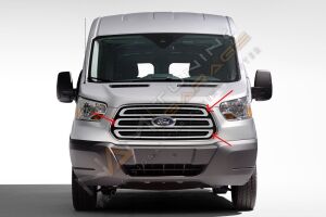 Ford Transit Ön Panjur Kromu 2014-2018 Paslanmaz Çelik