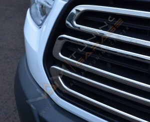 Ford Transit Ön Panjur Kromu 2014-2018 Paslanmaz Çelik