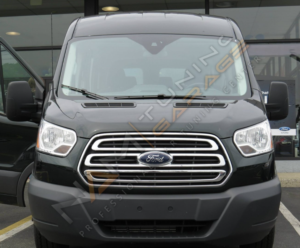 Ford Transit Ön Panjur Kromu 2014-2018 Paslanmaz Çelik