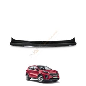Kia Sportage Arka Tampon Eşiği 2019-2021 Tampon Üstü Koruma Parlak / Mat Siyah