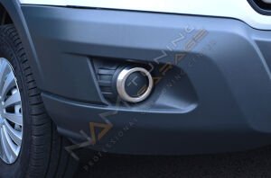 Ford Transit Krom Sis Far Çerçevesi 2014-2019 Paslanmaz Çelik