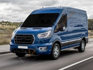 Ford Transit Krom Sis Far Çerçevesi 2020+ Paslanmaz Çelik