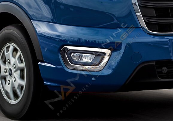Ford Transit Krom Sis Far Çerçevesi 2020+ Paslanmaz Çelik