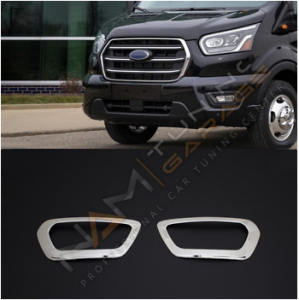 Ford Transit Krom Sis Far Çerçevesi 2020+ Paslanmaz Çelik