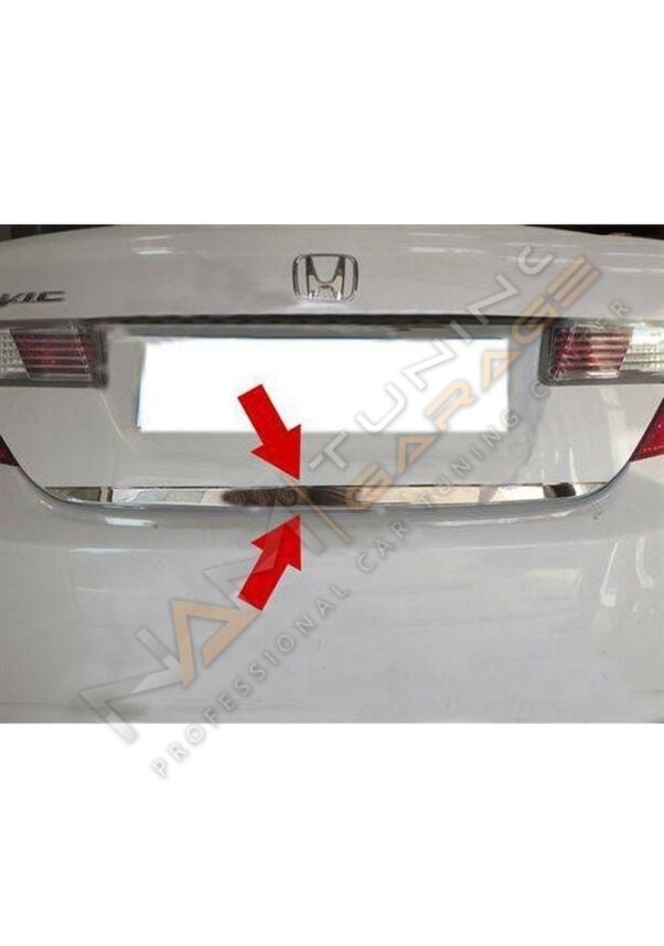 Honda Civic FB7 Krom Bagaj Alt Çıtası Paslanmaz Çelik 2012-2015