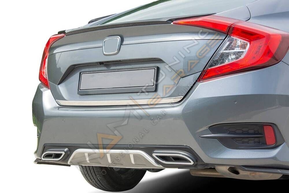 Honda Civic Krom Bagaj Alt Çıtası 2016-2021 Paslanmaz Çelik
