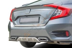 Honda Civic Krom Bagaj Alt Çıtası 2016-2021 Paslanmaz Çelik