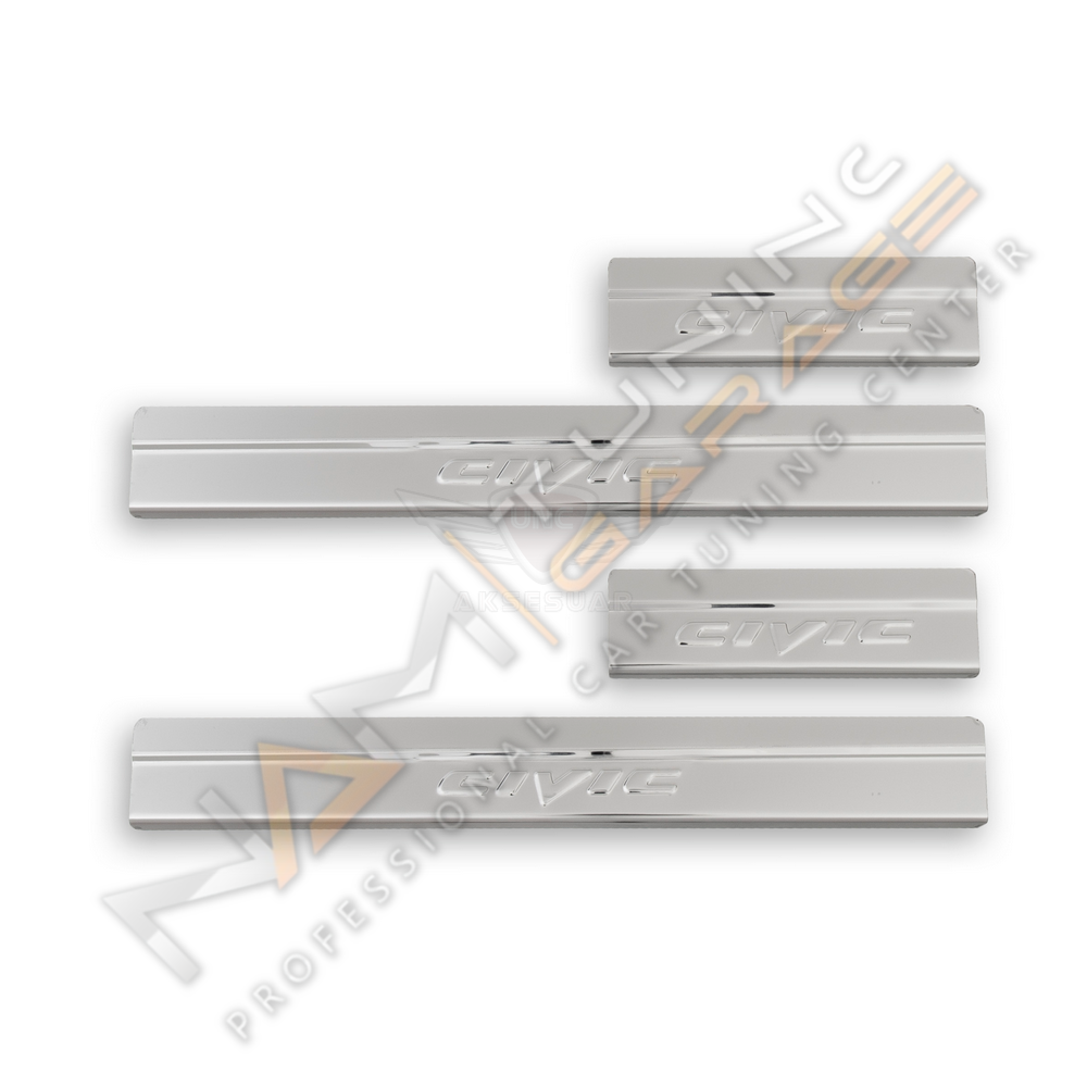 Honda Civic Kapı Eşiği 2006-2012 Paslanmaz Çelik