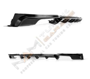 BMW F30 2012-18 M DİFÜZÖR SAĞ -SOL ÇİFT ÇIKIŞ PİANO BLACK İTHAL
