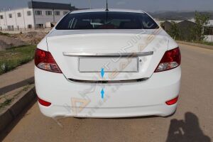 Hyundai Blue Krom Bagaj Çıtası 2012+ Paslanmaz Çelik
