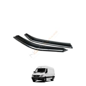 Mercedes Sprinter Kromlu Cam Rüzgarlığı 2 Parça 2019+
