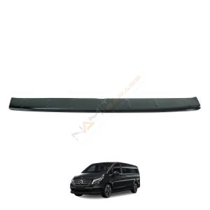 Mercedes Vclass Arka Tampon Eşiği 2019+ Tampon Üstü Koruma Parlak / Mat Siyah V-Class