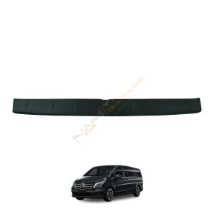 Mercedes Vclass Arka Tampon Eşiği 2019+ Tampon Üstü Koruma Parlak / Mat Siyah V-Class