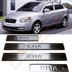 Hyundai Era Kapı Eşiği 2005-2011 Paslanmaz Çelik