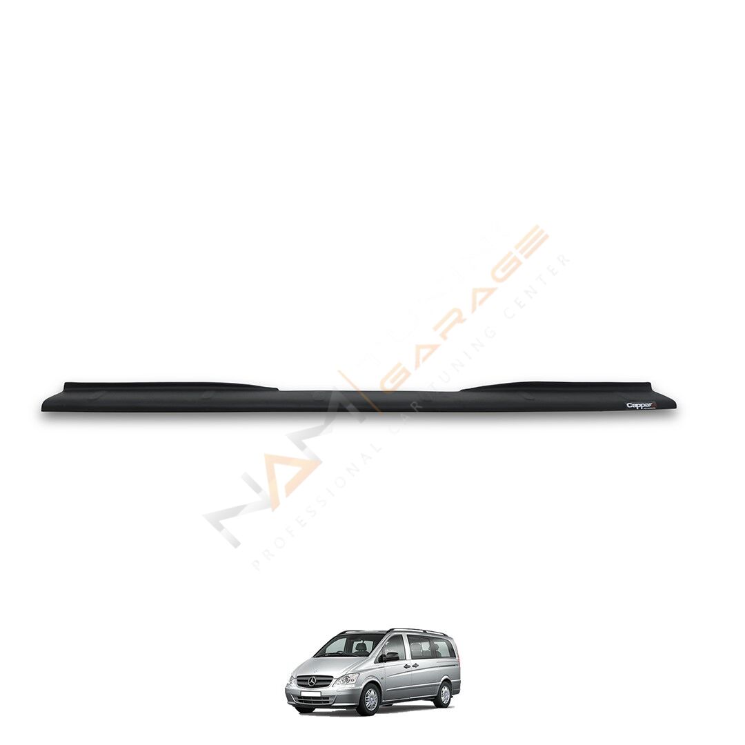 Mercedes Vito Arka Tampon Eşiği 2004-2010 Tampon Üstü Koruma Parlak / Mat Siyah