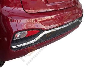 Hyundai i20 Krom Arka Tampon Çıtası 2015+ 3 parça