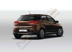 Hyundai i20 Bagaj Alt Çıtası 2014-2018 Paslanmaz Çelik