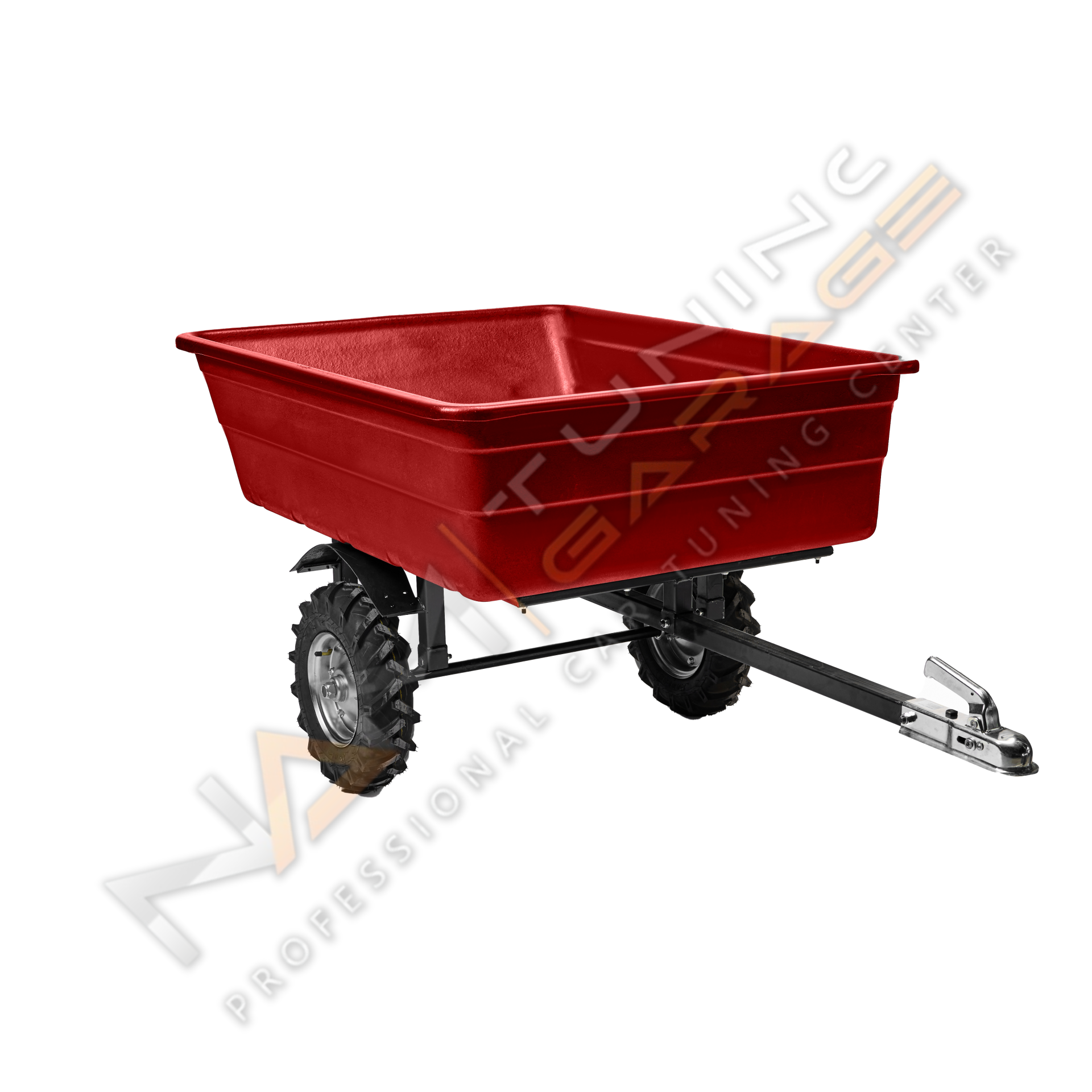ATV Arka Römork Kırmızı Siyah Kırmızı