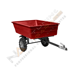 ATV Arka Römork Kırmızı Siyah Kırmızı