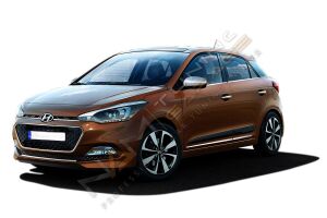 Hyundai i20 Krom Yan Kapı Çıtası 2014-2017 Paslanmaz Çelik
