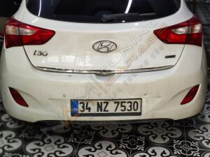 Hyundai i30 Bagaj Alt Çıtası 2012-2017 Paslanmaz Çelik