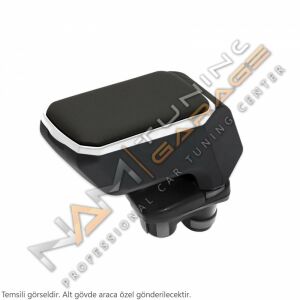 Renault Clio 5 Kolçak Kol Dayama Geçmeli ABS Gri - Siyah 2019+ Gri