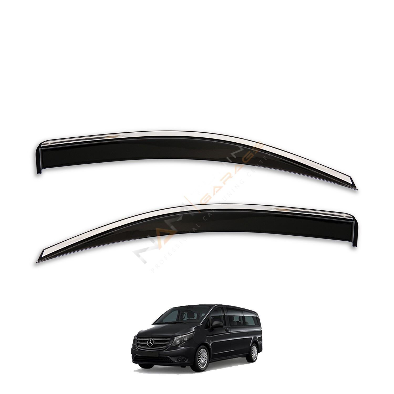 Mercedes Vito Kromlu Cam Rüzgarlığı 2 Parça 2015-2020 arası