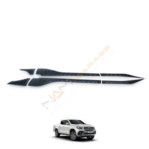 Mercedes X-Class Yarasa Kapı Kaplama 6 Parça 2017+ Xclass