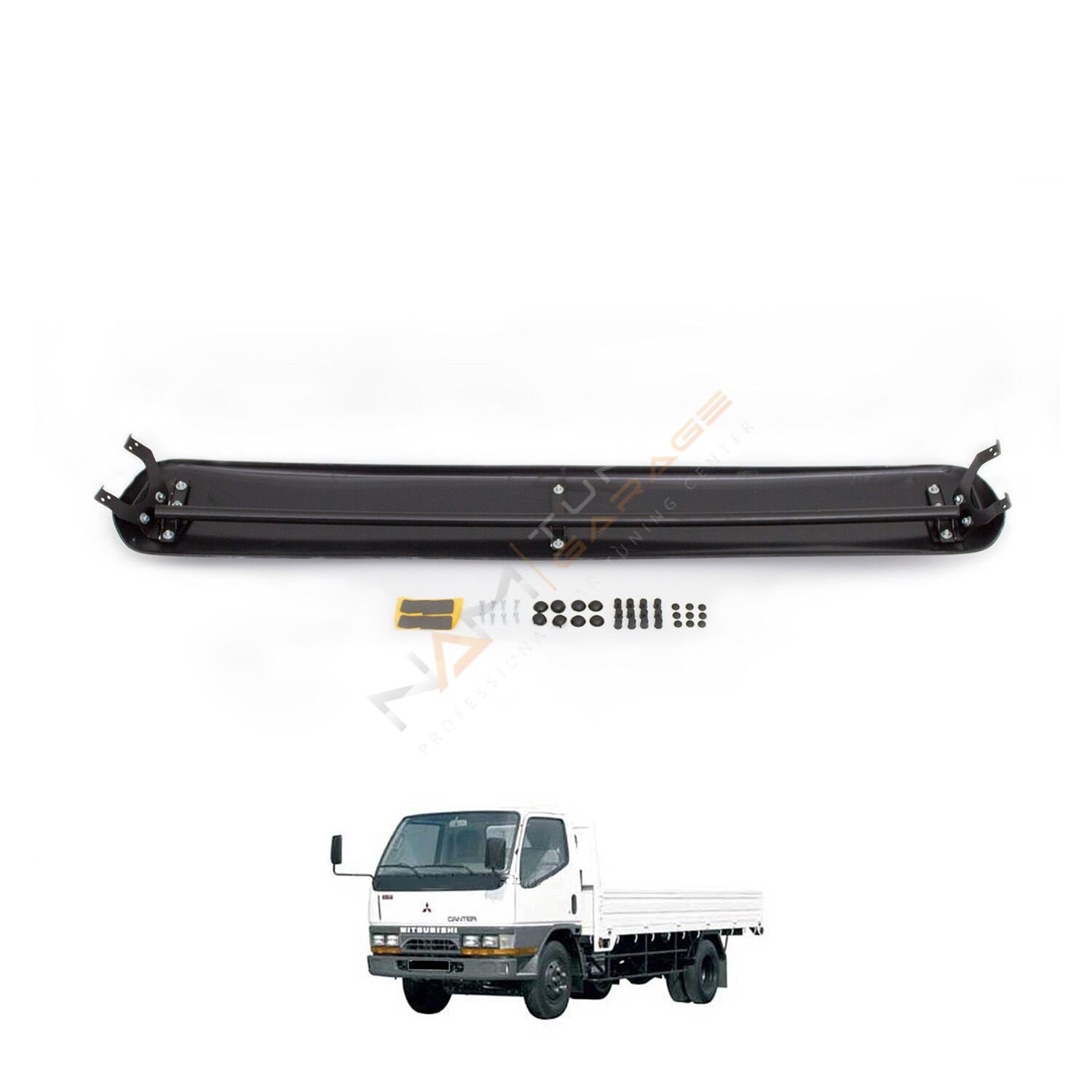 Mitsubishi Canter Ön Cam Güneşliği 1998-2012 arası Parlak Siyah