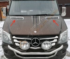 Mercedes Sprinter Kaput Izgarası 2006-2018 ABS Krom