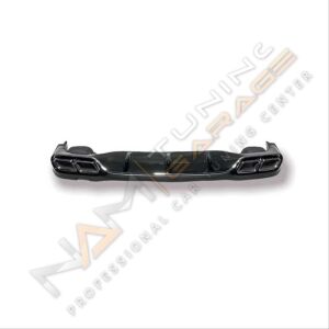 Mercedes W213 E Serisi E63 Silver Difüzör & Egzoz Seti (Normal Sedan) 2017+ Silver Egzoz Dahil
