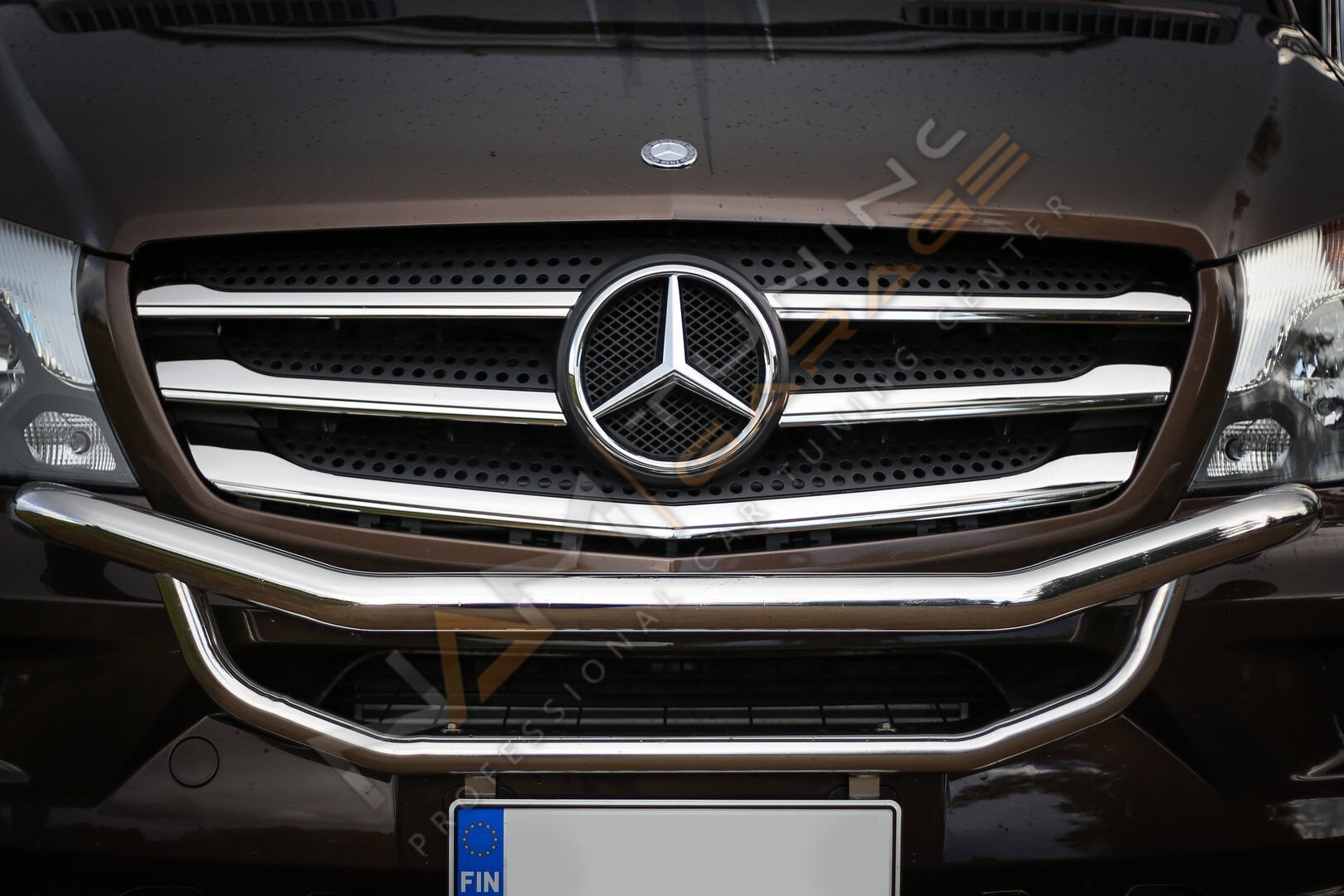 Mercedes Sprinter Ön Panjur Kromu 2013-2018 Paslanmaz Çelik 5 parça