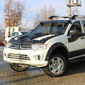 Mitsubishi L200 Kaput Üstü Kaplama Dragon Pack 3 Parça 2007-2014 arası