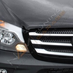 Mercedes Sprinter Ön Panjur Kromu 2013-2018 Paslanmaz Çelik 5 parça