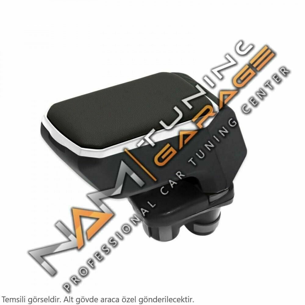 Seat ibiza Kolçak Kol Dayama Geçmeli ABS Gri - Siyah 2008-2017 Gri