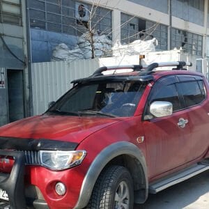 Mitsubishi L200 Ön Cam Güneşliği 2007-2014 arası Parlak Siyah