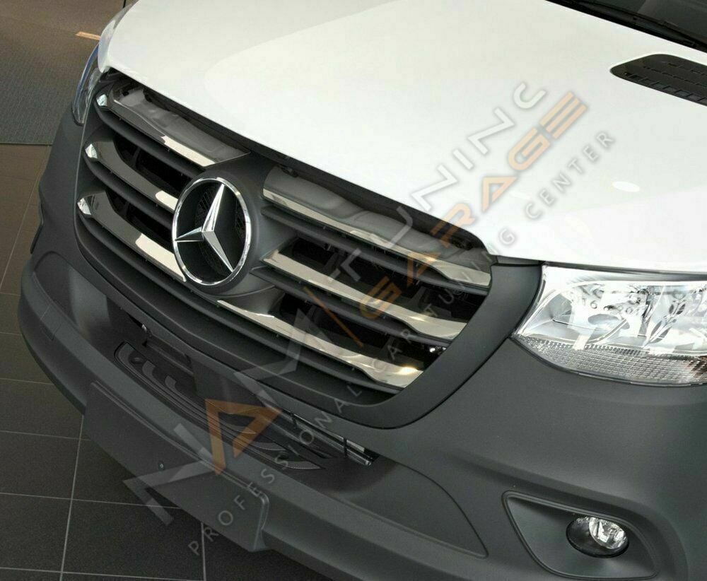 Mercedes Sprinter Ön Panjur Kromu 2018+ Paslanmaz Çelik
