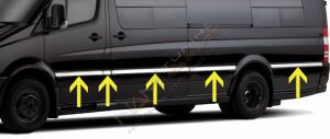 Mercedes Sprinter Yan Kapı Çıtası 2006-2018 Paslanmaz Çelik
