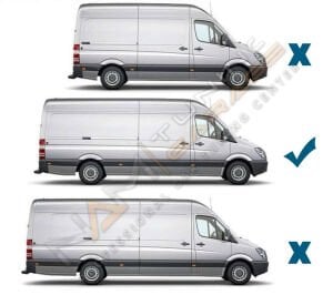 Mercedes Sprinter Yan Kapı Çıtası 2006-2018 Paslanmaz Çelik